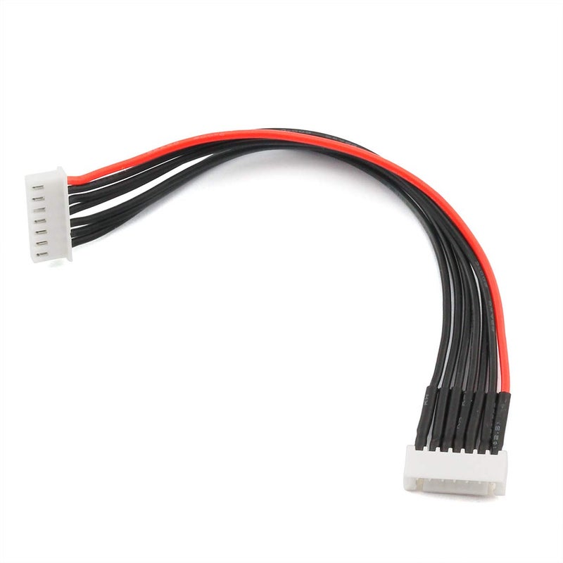 RuiLing 2pcs 15cm JST-XH 6S LiPo Balance Power Cable Connector 22AWG Extended Charging Wire Male Female Plug for RC Drone FPV Quadcopter Rechargeable Lipo Battery Charger DIY - Image 3